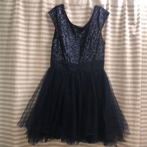 Cute blue sparkly dress